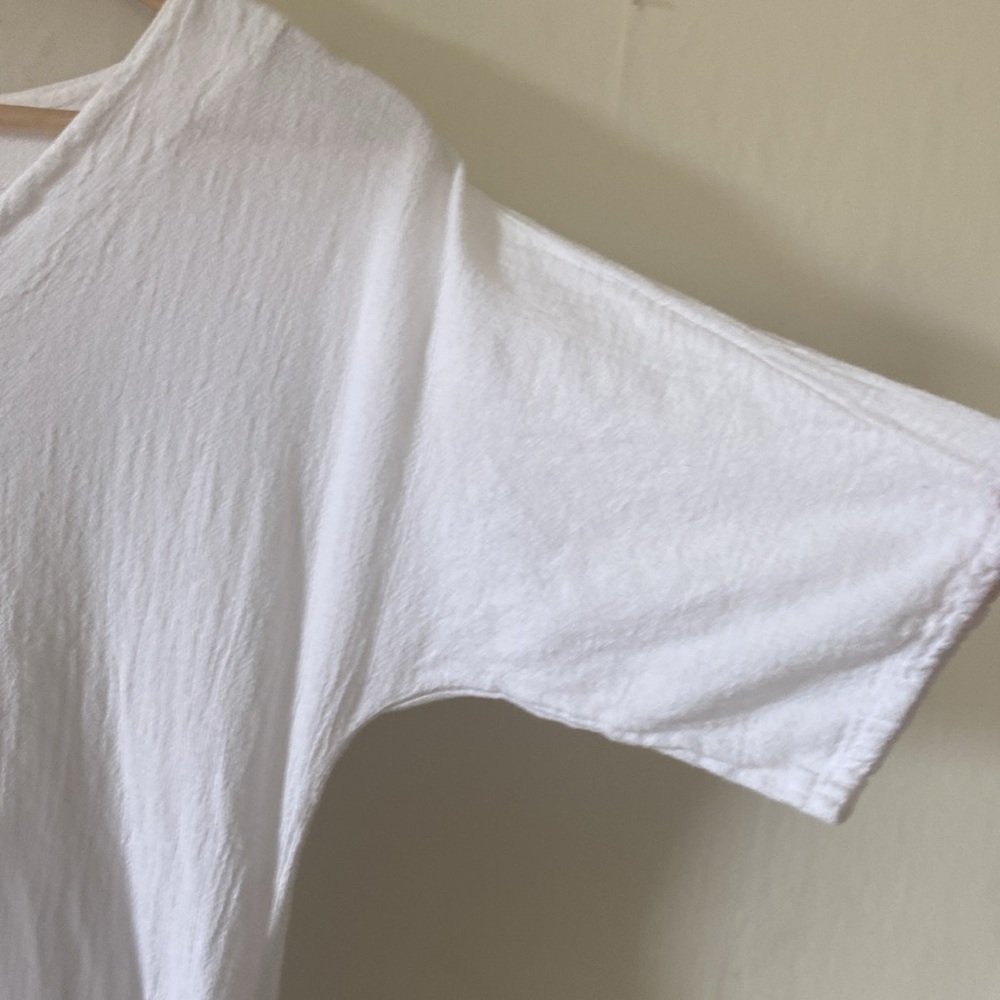 Coastal grandma white cotton dress - Picture 3 of 5
